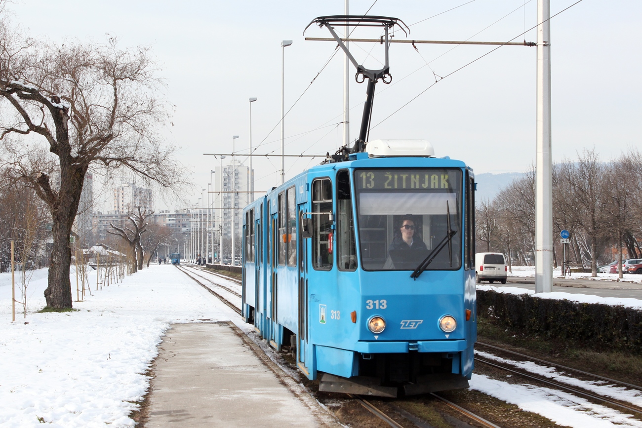 Загреб, Tatra KT4YU № 313
