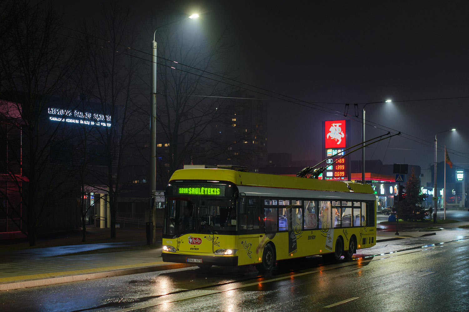 Вильнюс, Solaris Trollino II 15 AC № 1679