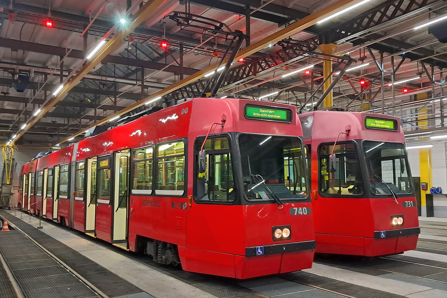 Берн, ACMV/ABB/Duewag Be 4/8 № 740