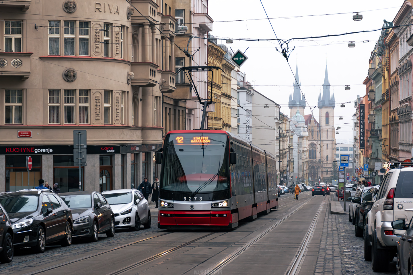 Praha, Škoda 15T3 ForCity Alfa Praha č. 9273
