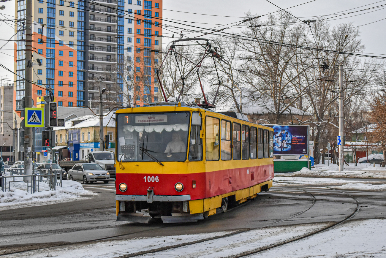 Барнаул, Tatra T6B5SU № 1006