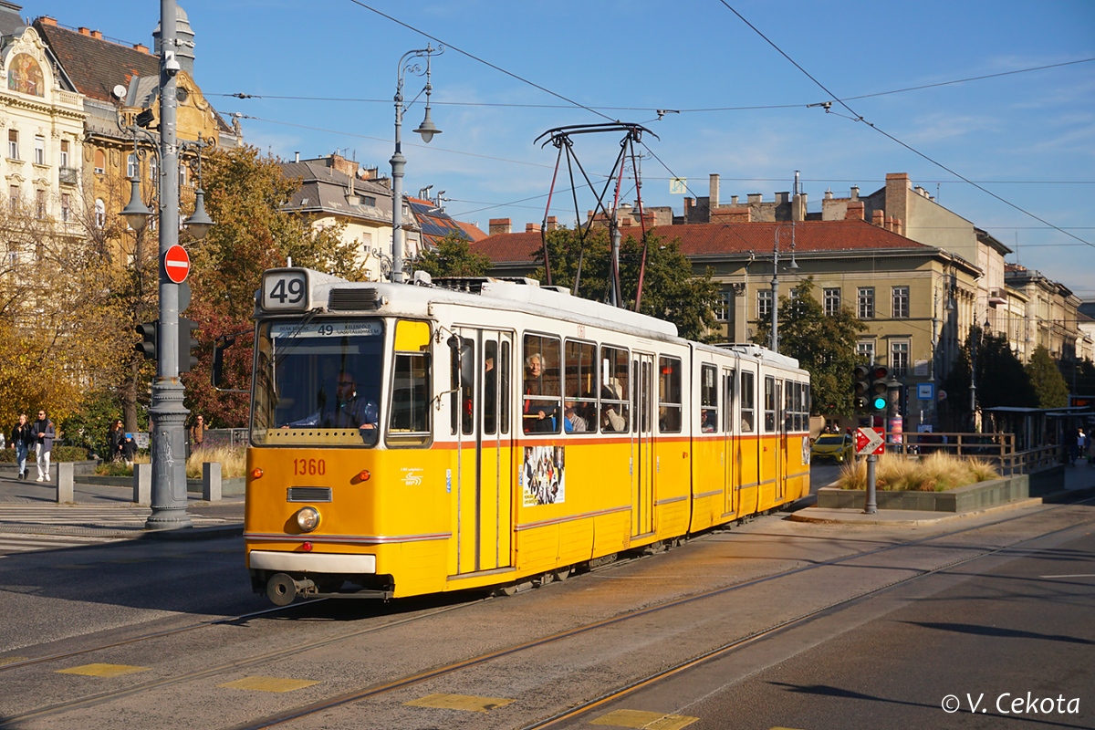 Будапешт, Ganz CSMG2 № 1360