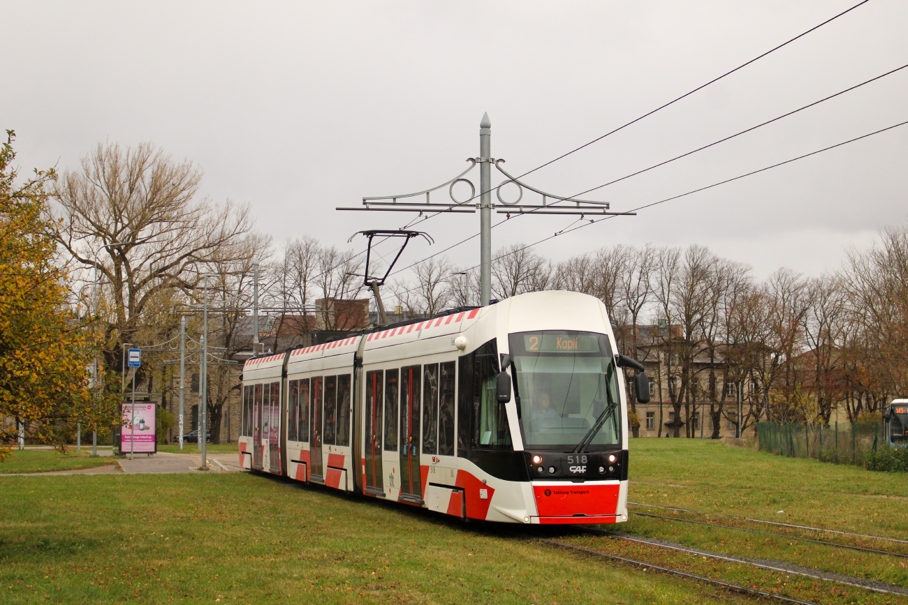 Таллин, CAF Urbos AXL № 518