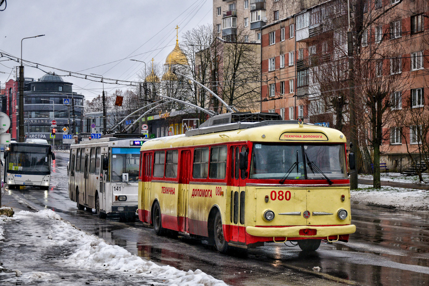 Тернополь, Škoda 9TrH29 № 080