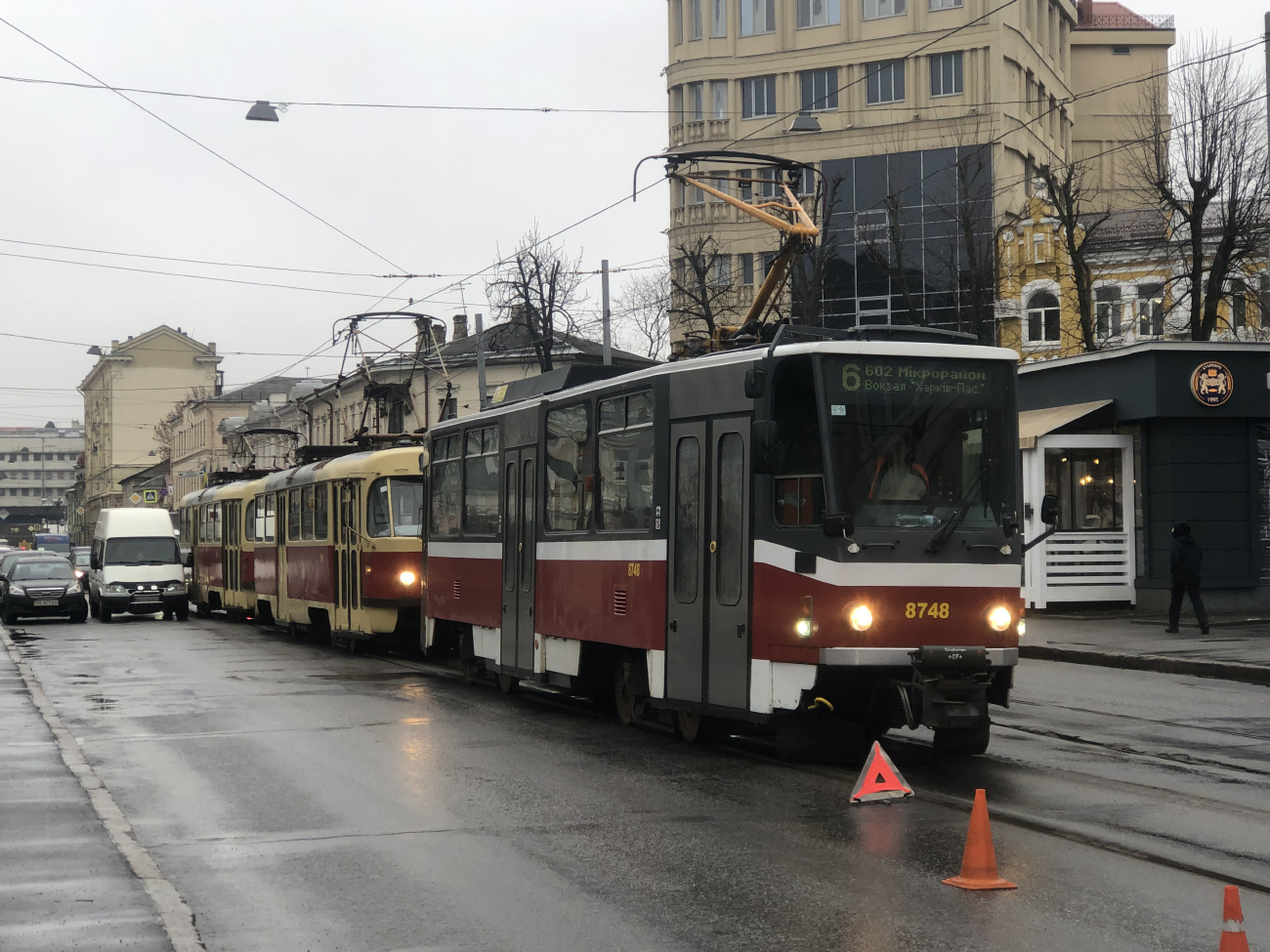 Харьков, Tatra T6A5 № 8748 Харьков, Tatra T6A5 № 8748
