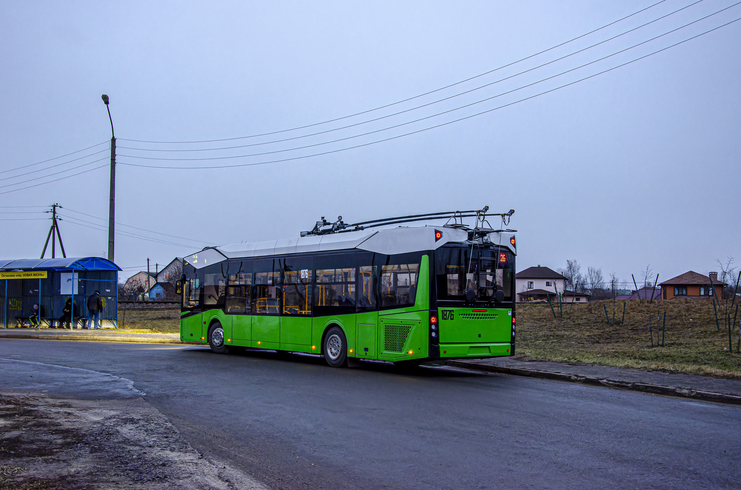 Homiel, MAZ-303Т20 № 1876; Homiel — Traffic on sections using autonomous running