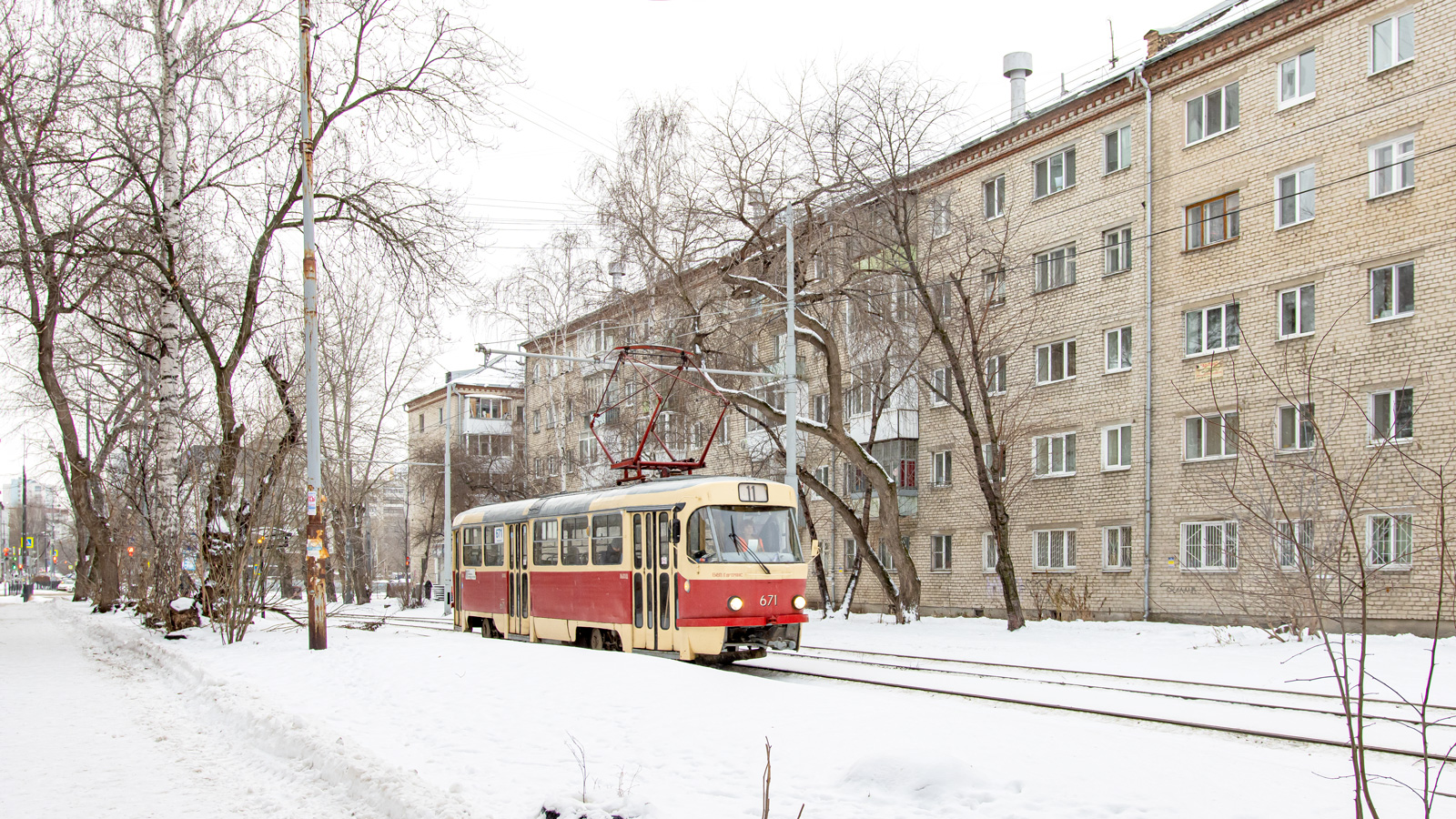 Екатеринбург, Tatra T3SU № 671 Екатеринбург, Tatra T3SU № 671