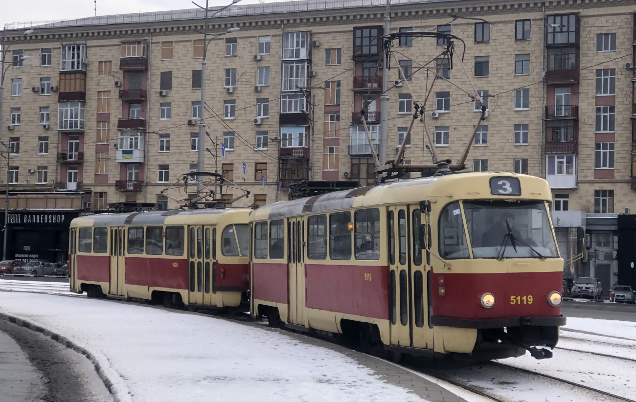 Харьков, Tatra T3A № 5119