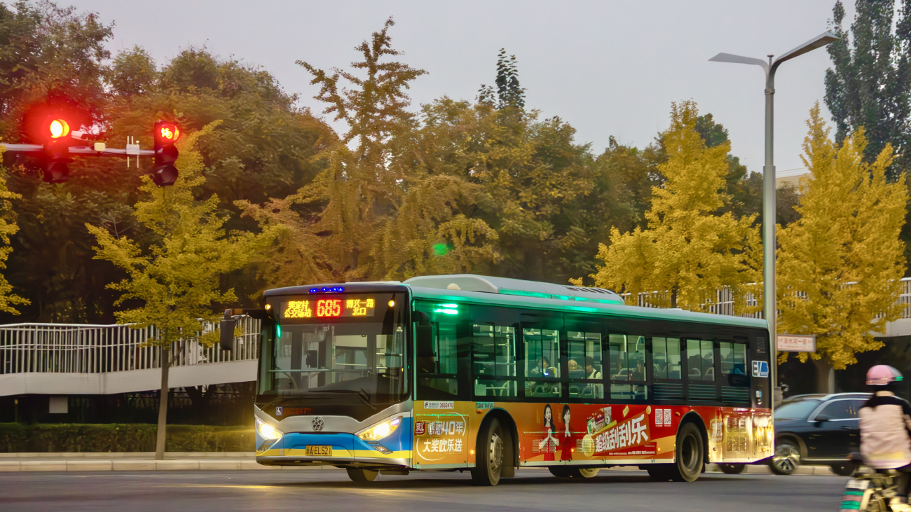 Пекин, Guangtong GTQ6121BEVBT3 № 3632470