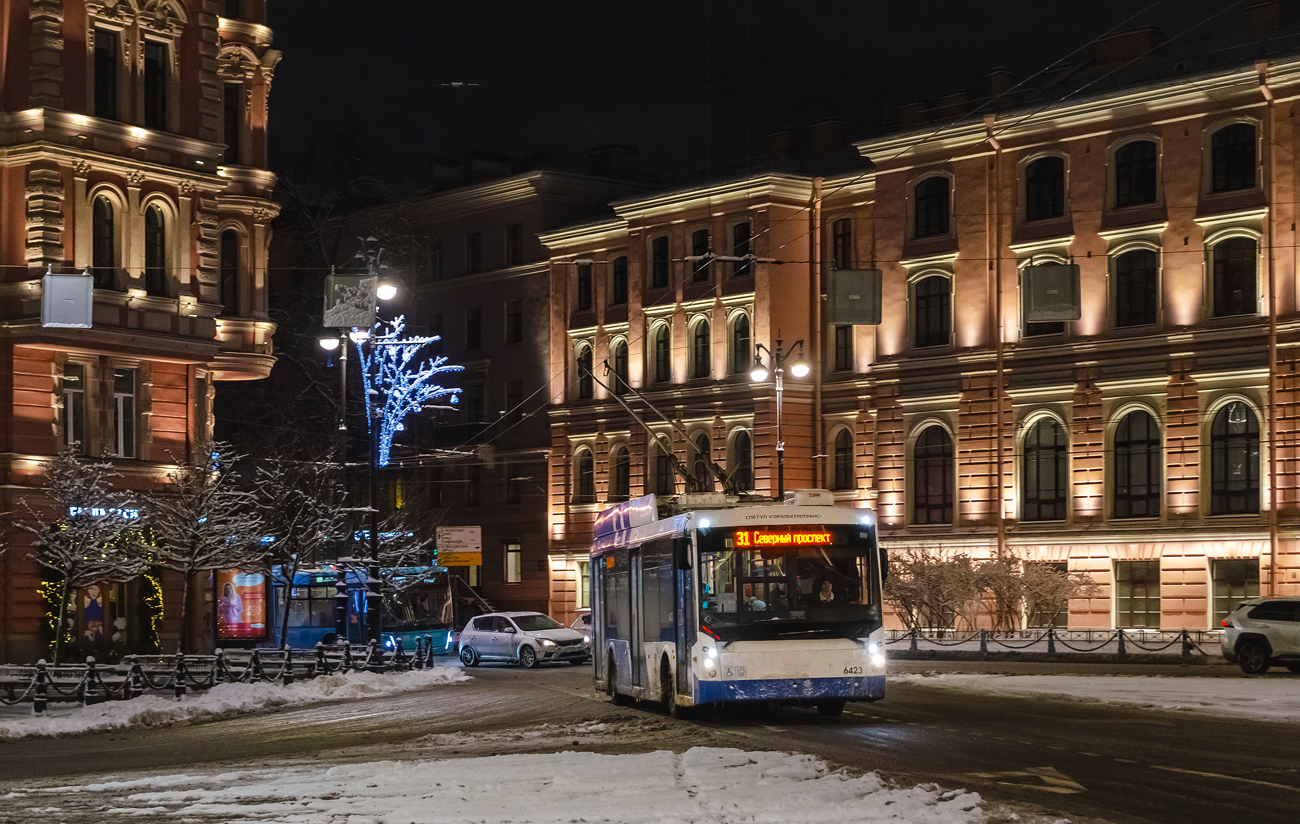 Saint-Petersburg, Trolza-5265.00 “Megapolis” № 6423 Saint-Petersburg, Trolza-5265.00 “Megapolis” № 6423