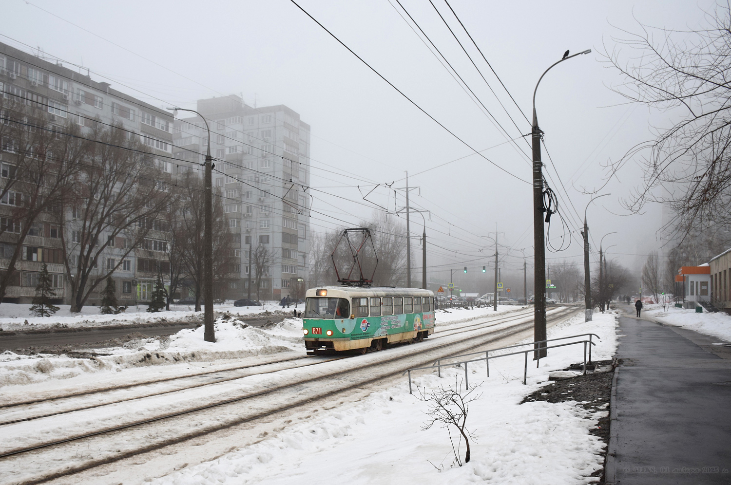 Самара, Tatra T3SU № 871