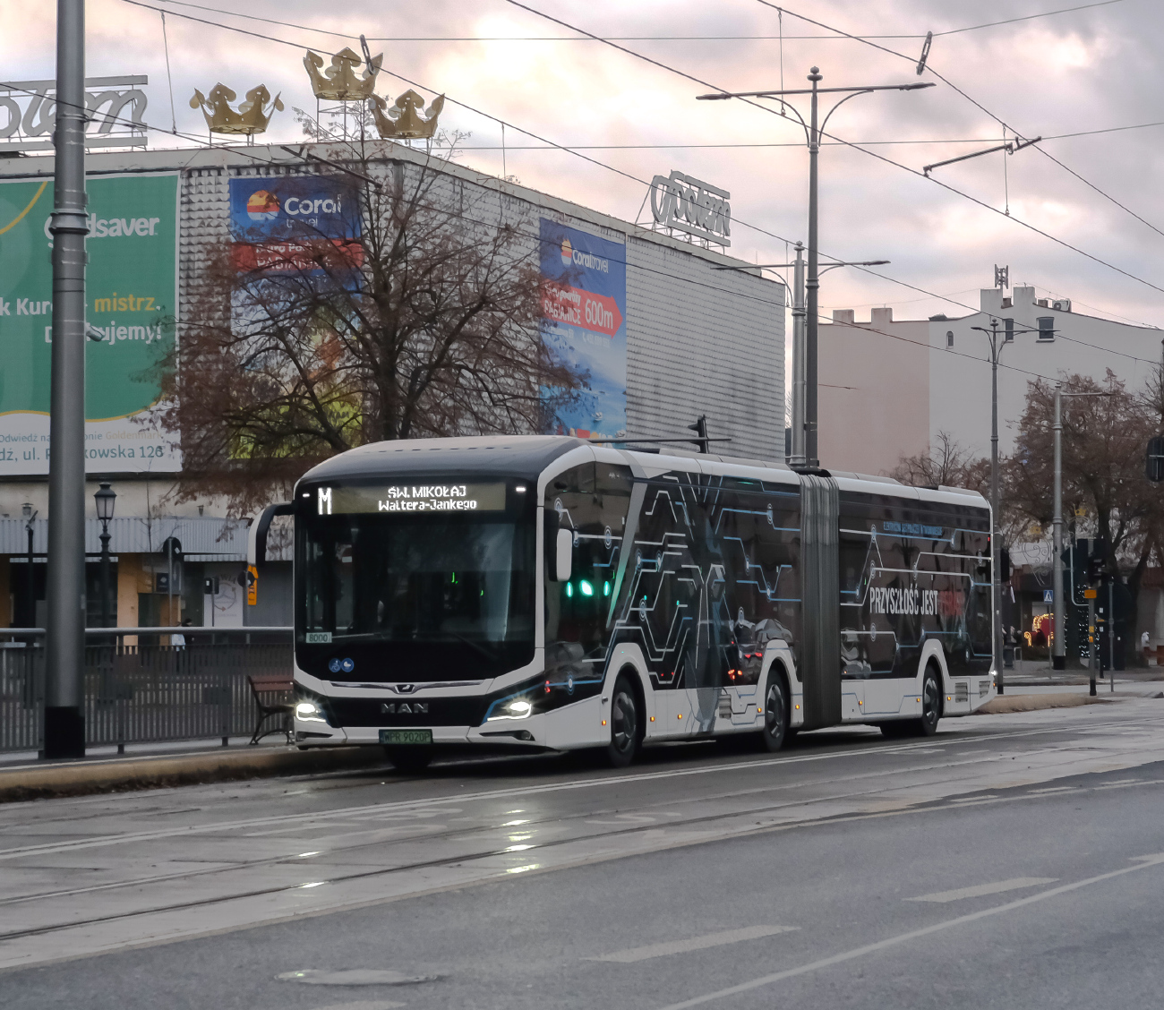 Пабьянице, MAN 18C Lion's City 18 E NG734 № WPR 9020P