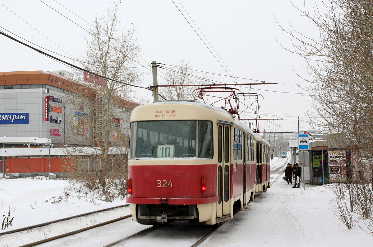 Екатеринбург, Tatra T3SU № 324