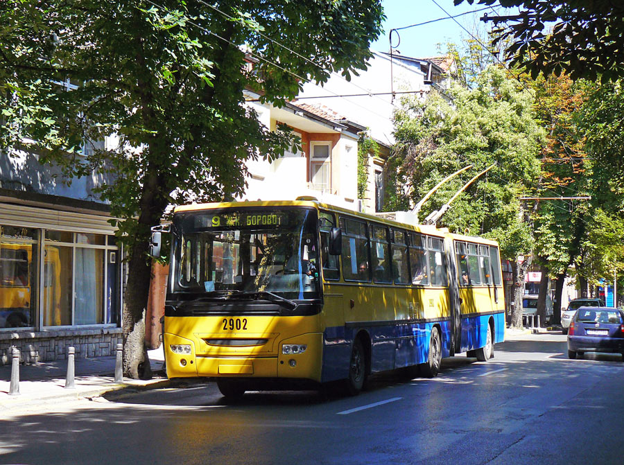 Sofia, Ikarus 280.92F Br. 2902; Sofia — Historical —  Тrolleybus photos (1990–2010)