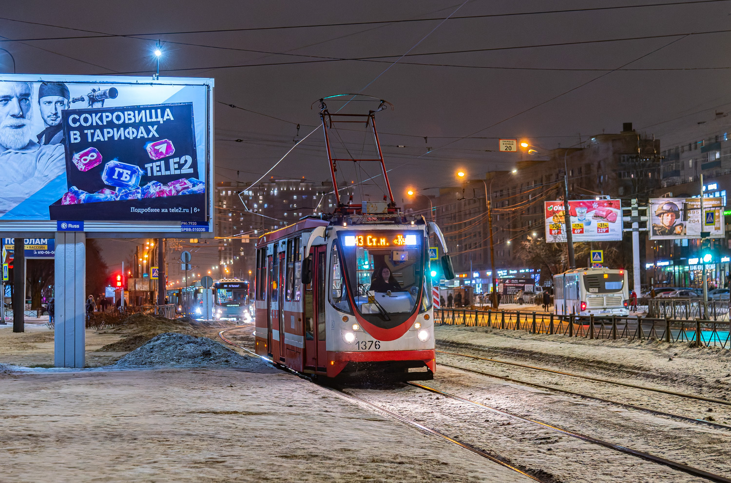 Санкт-Петербург, 71-134А (ЛМ-99АВН) № 1376 Санкт-Петербург, 71-134А (ЛМ-99АВН) № 1376