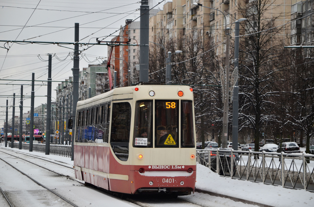 Санкт-Петербург, ЛМ-68М2 (мод. СПб ГЭТ) № 0401