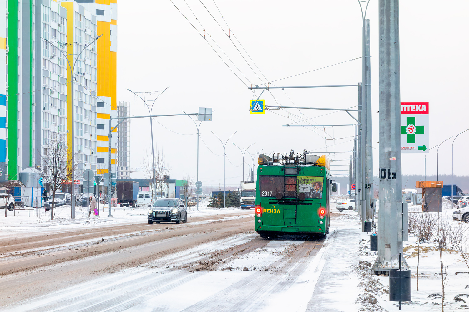 Пенза, УТТЗ-6241.01 «Горожанин» № 2317; Пенза — Конечные станции и кольца