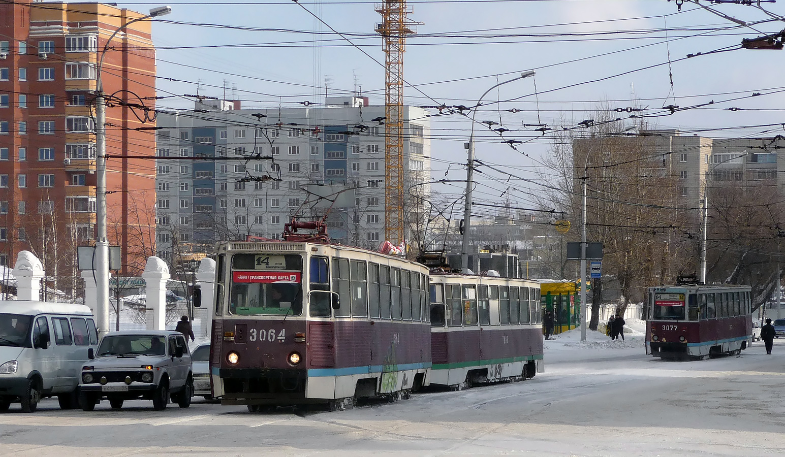 Новосибирск, 71-605А № 3064; Новосибирск, 71-605А № 3108