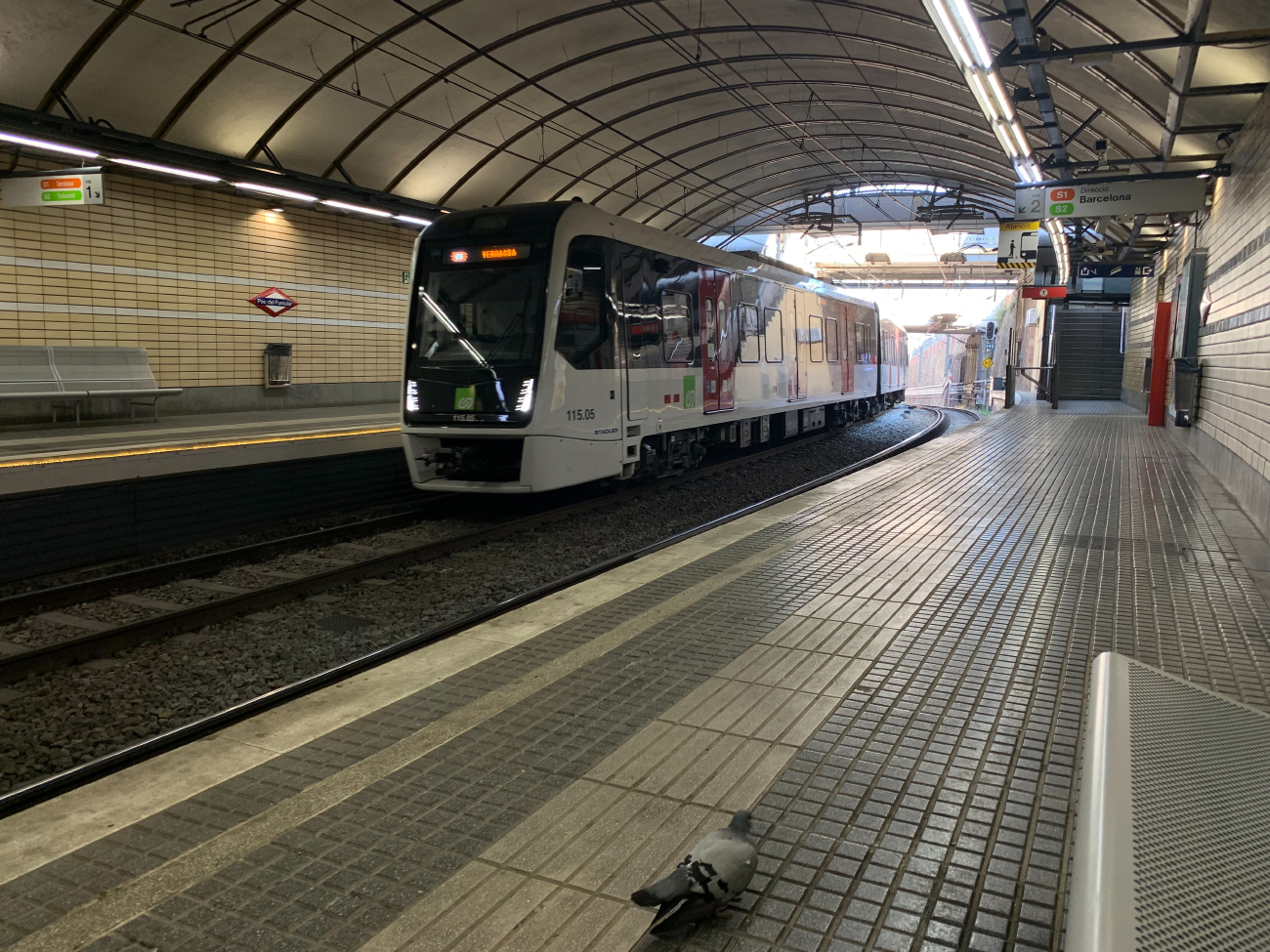 Барселона, FGC Serie 115 № 115.05; Транспорт и животные