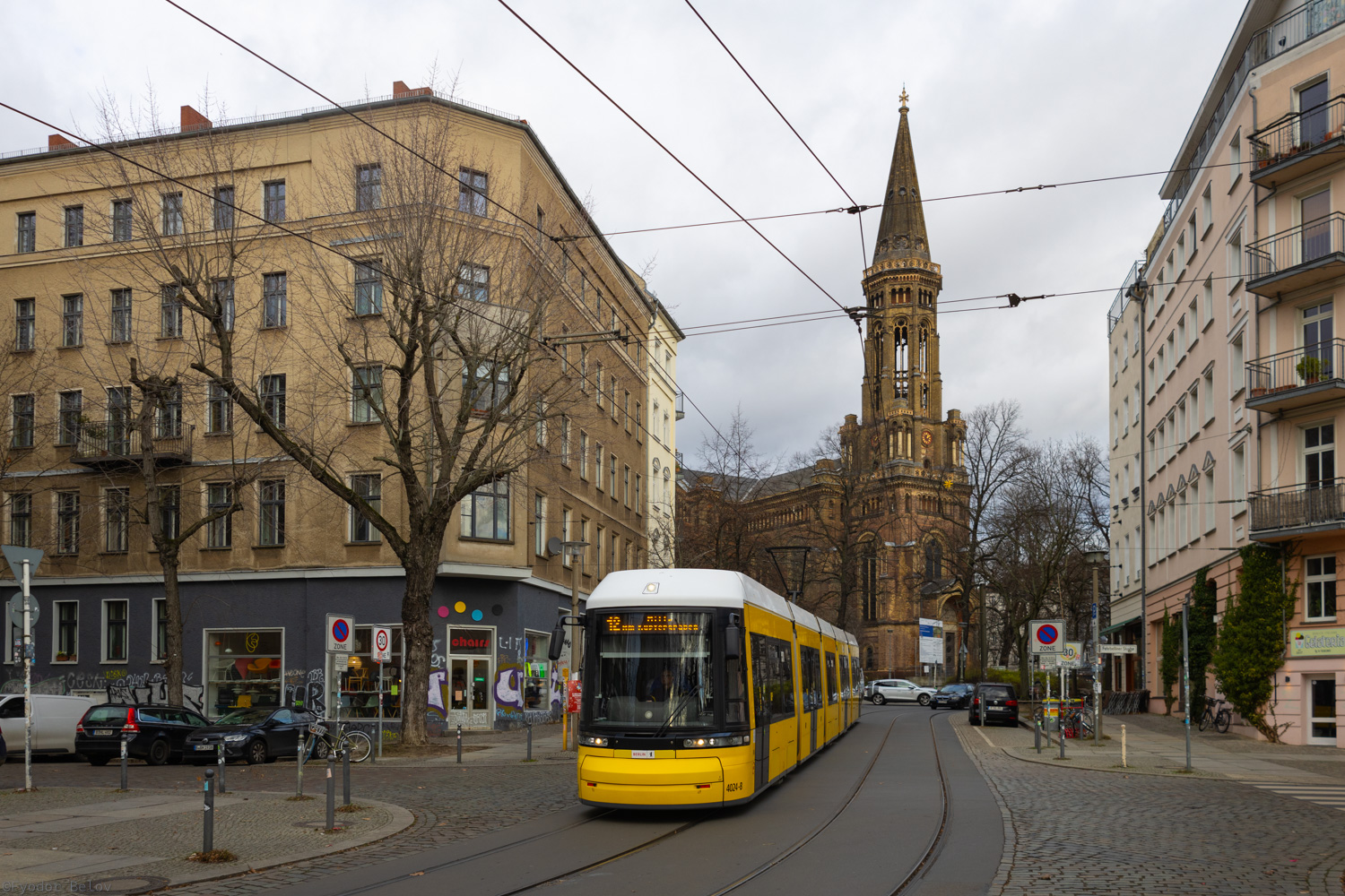 Берлин, Bombardier Flexity Berlin (GT6-08ZR/F6Z) № 4024