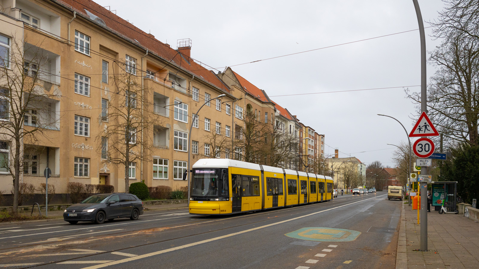 Берлин, Bombardier Flexity Berlin (GT8-08ZR/F8Z) № 9095
