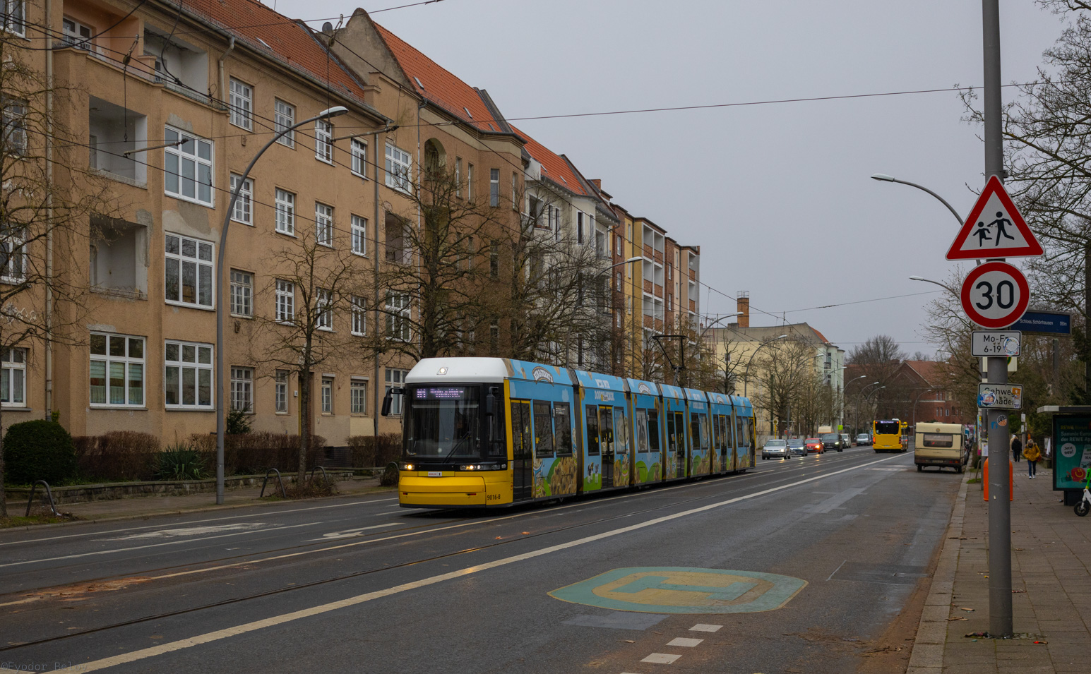 Берлин, Bombardier Flexity Berlin (GT8-08ZR/F8Z) № 9016