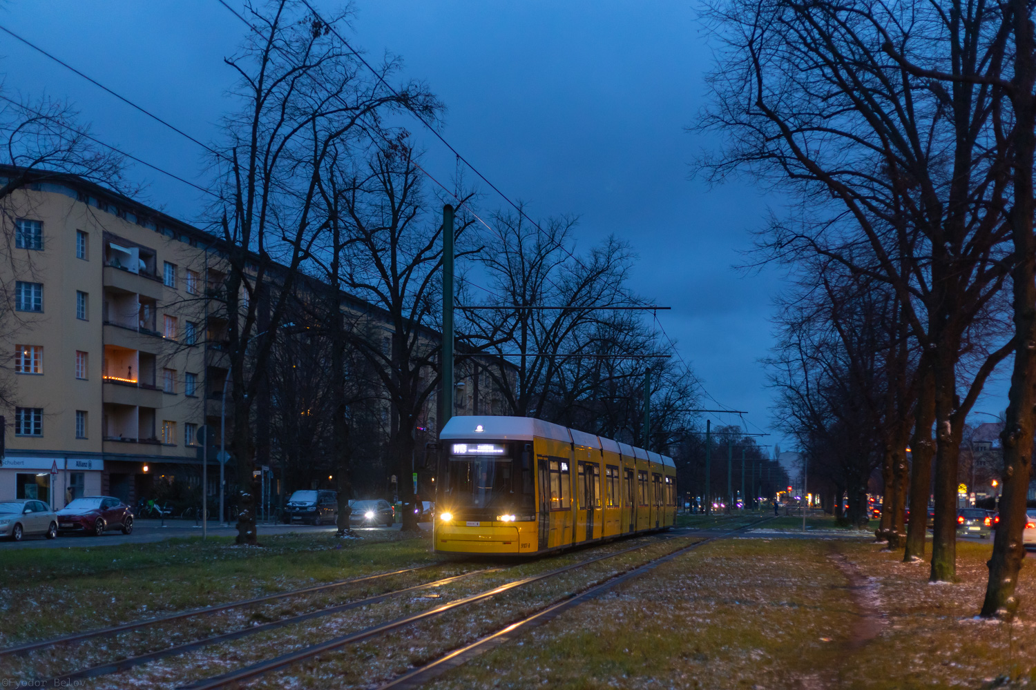 Берлин, Bombardier Flexity Berlin (GT8-08ZR/F8Z) № 9107