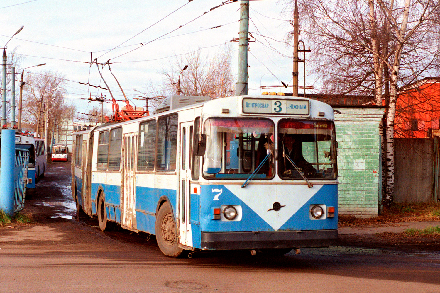 Тверь, ЗиУ-683Б [Б00] № 7; Тверь — Служебные троллейбусные линии; Тверь — Тверской троллейбус в начале 2000-х гг. (2002 — 2006 гг.)