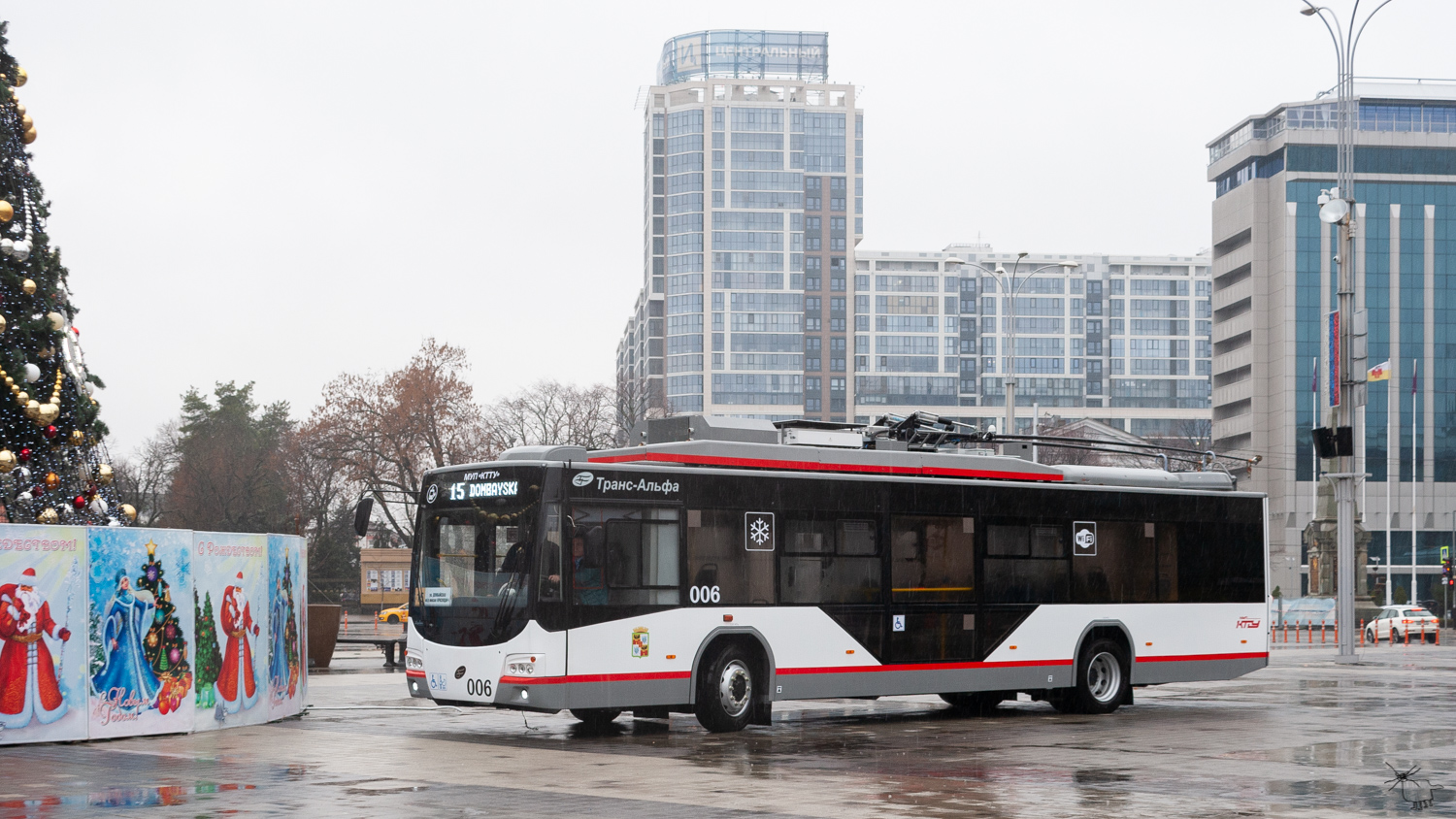 Краснодар, ВМЗ-5298.01 «Авангард» № 006; Краснодар — Презентация новых троллейбусов ВМЗ-5298.01 «Авангард» с системой протяжённого автономного хода
