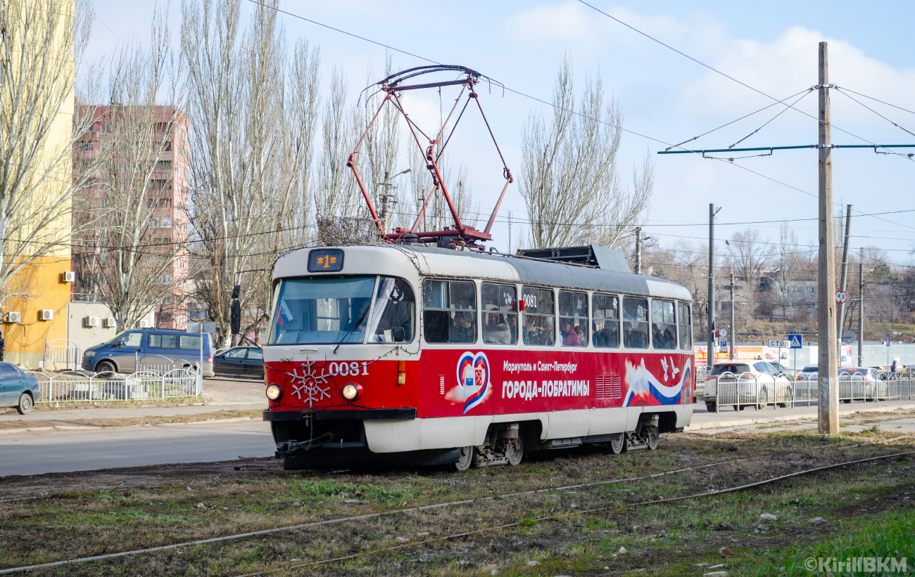Мариуполь, Tatra T3A № 0081 (727)