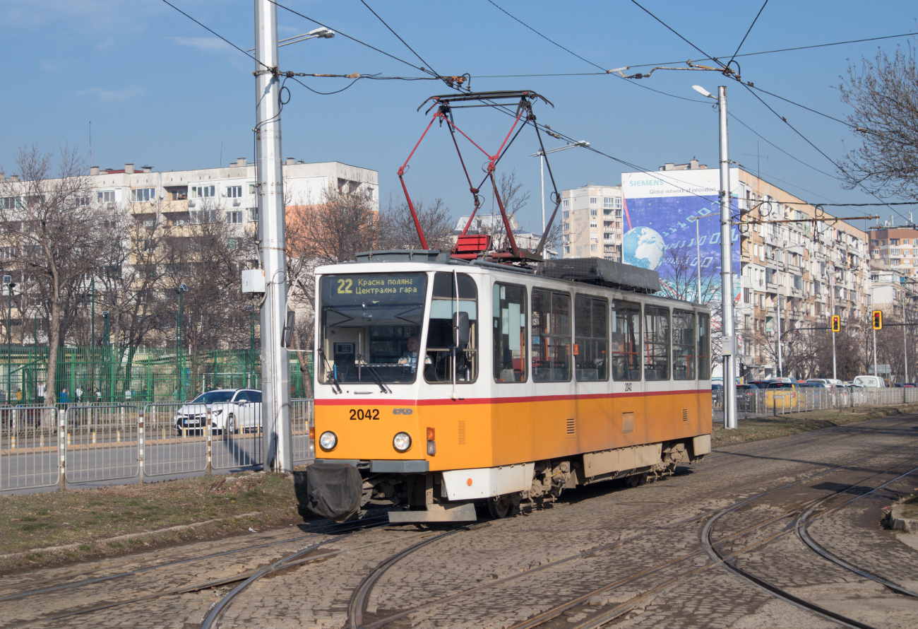 София, Tatra T6A2SF № 2042
