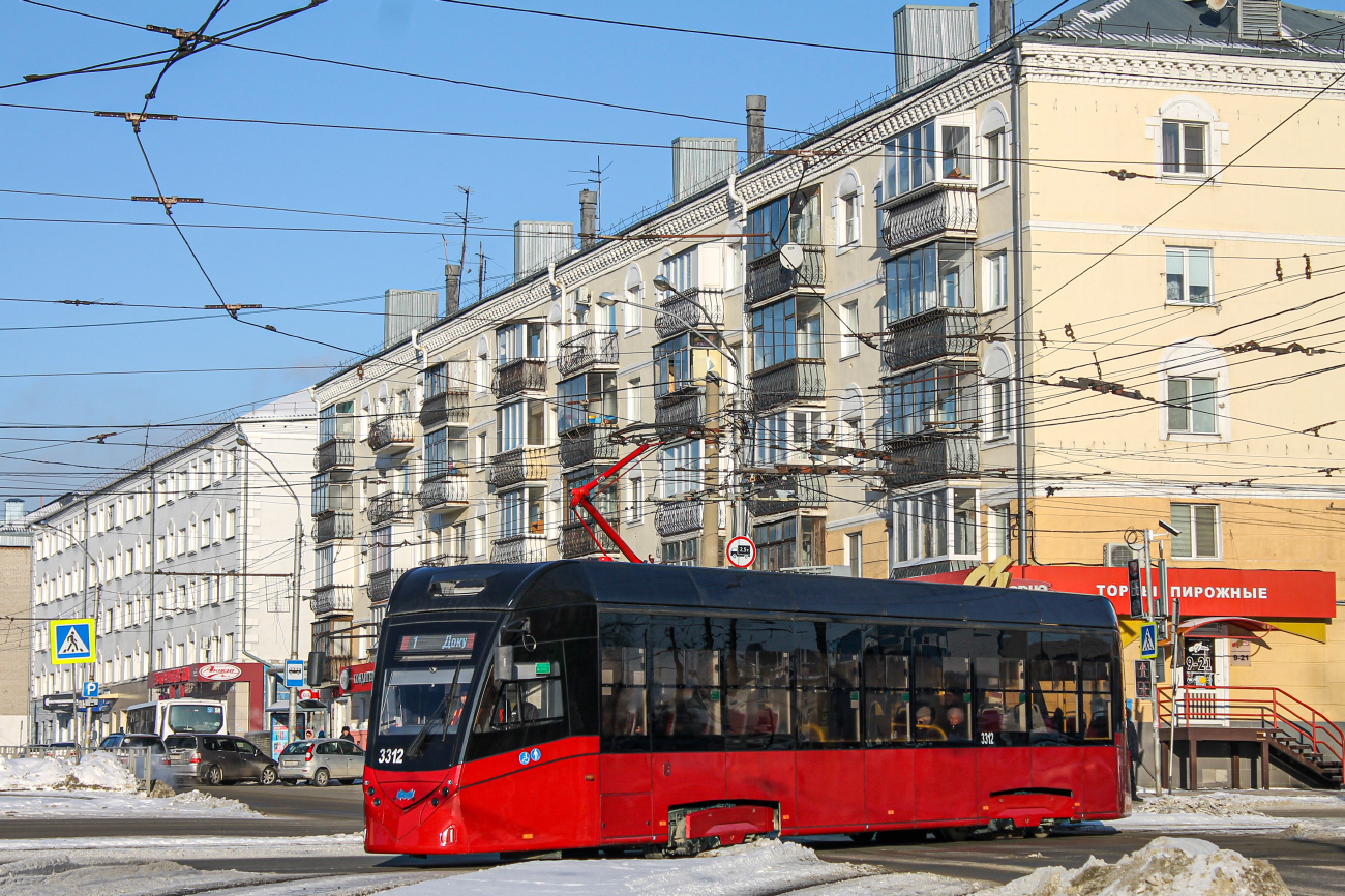 Барнаул, БКМ 802Е (Т811) № 3312 Барнаул, БКМ 802Е (Т811) № 3312