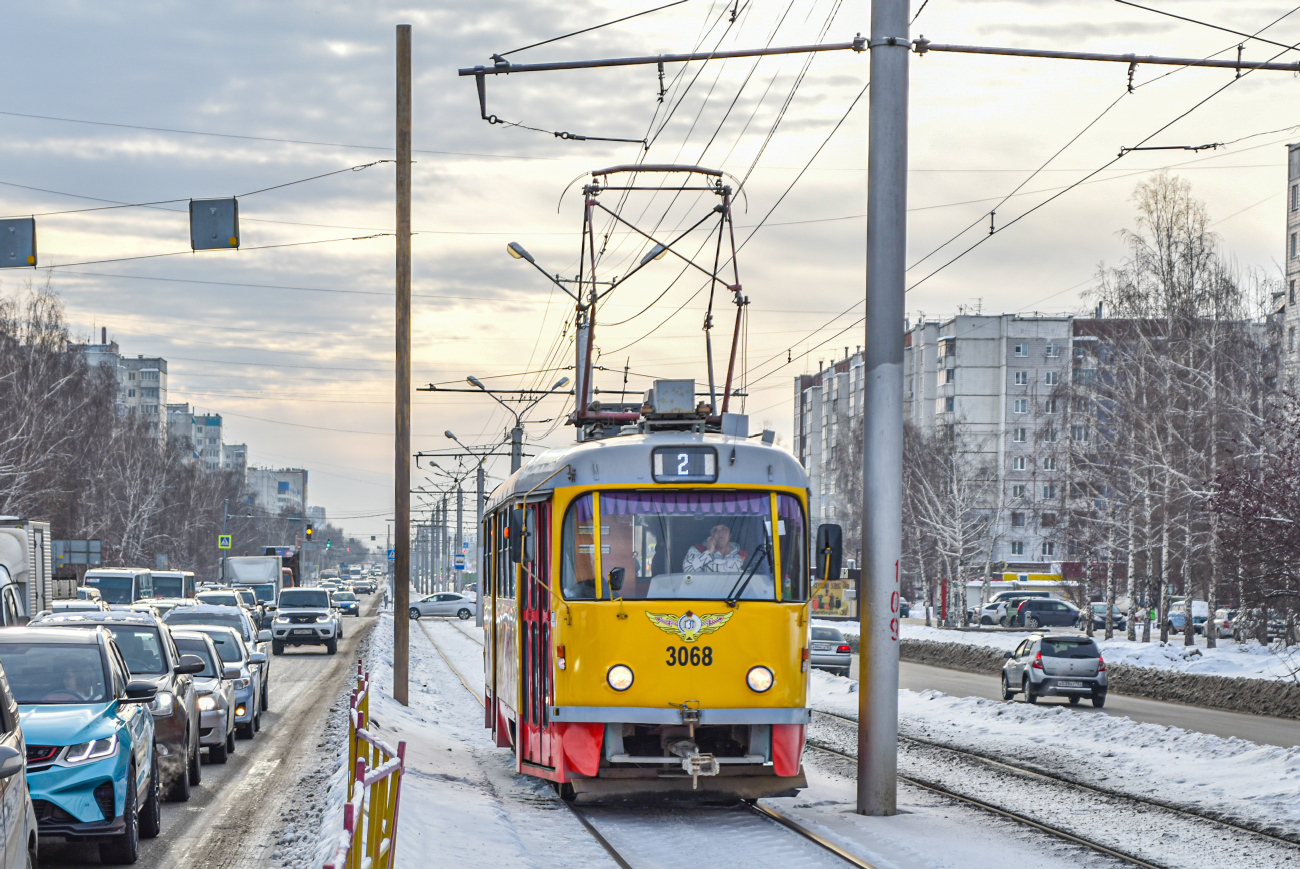 Барнаул, Tatra T3SU КВР Барнаул № 3068