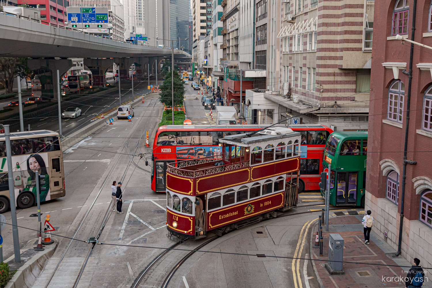 Гонконг, Hong Kong Tramways Private Hire № 128