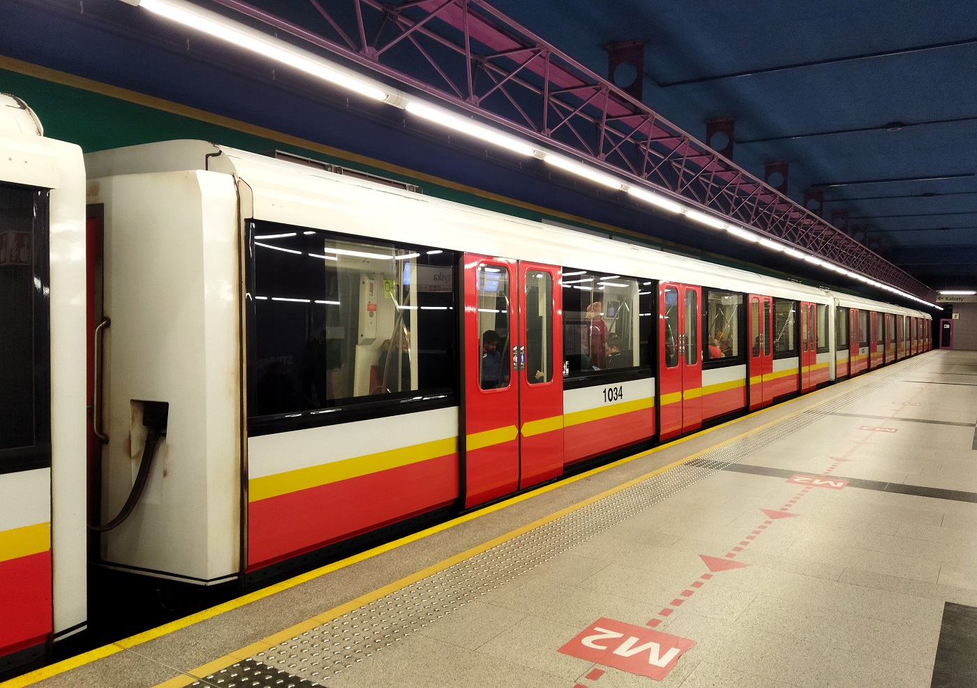 Варшава, Alstom Metropolis 98B № 1034