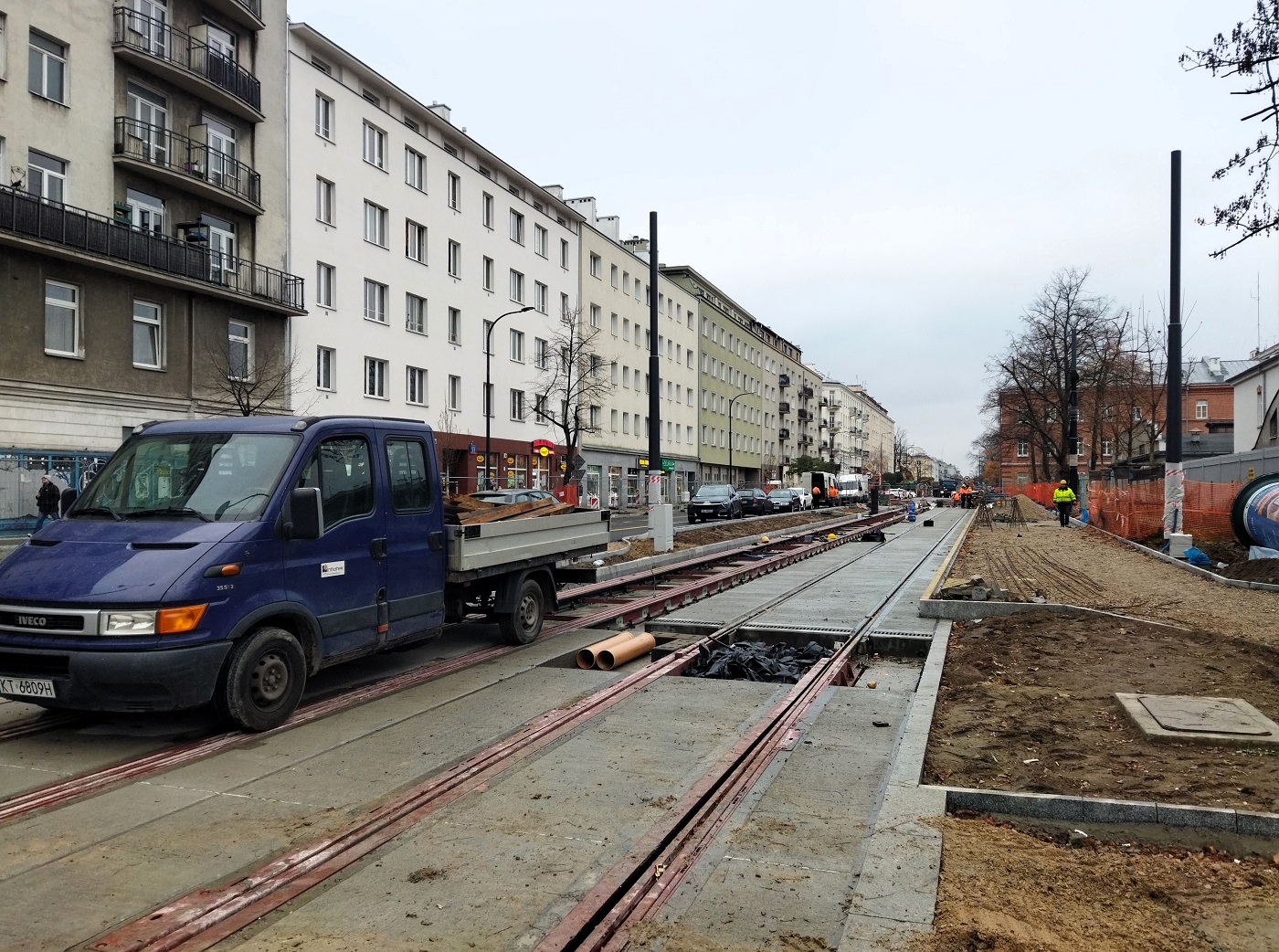 Varšuva — Сonstruction and repair works