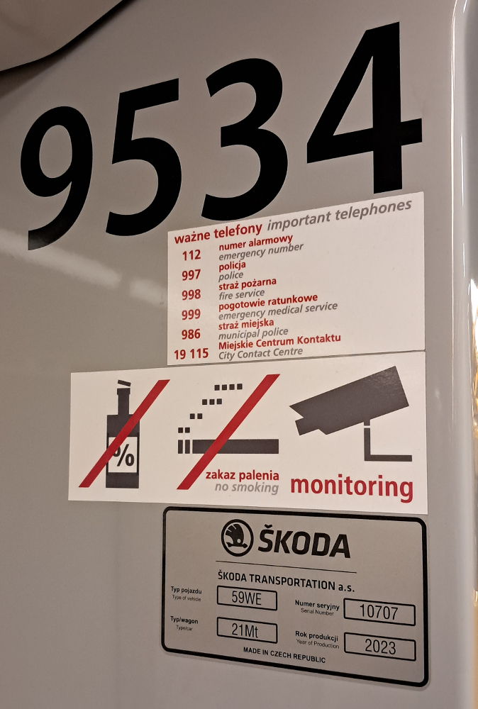 Варшава, Škoda 21Mt Varsovia № 9534