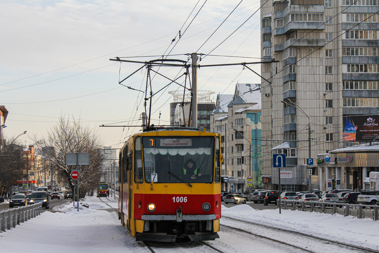 Барнаул, Tatra T6B5SU № 1006