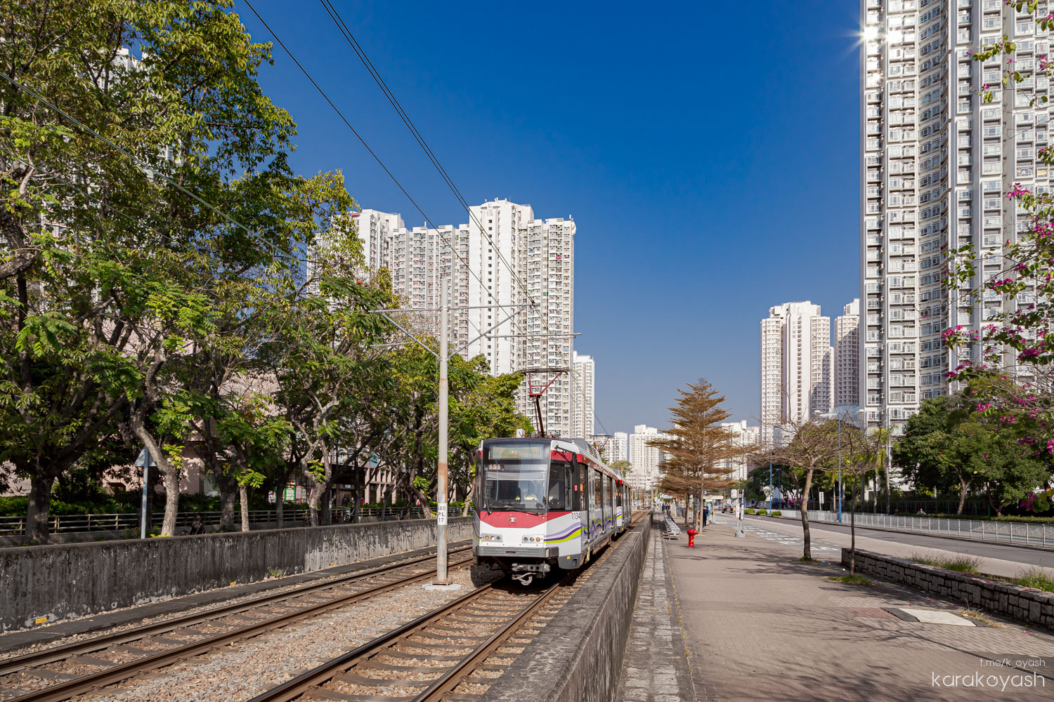 Hong Kong, CRRC Nanjing Puzhen PM110 (Phase 5 LRV) — 1134 Hong Kong, CRRC Nanjing Puzhen PM110 (Phase 5 LRV) — 1134