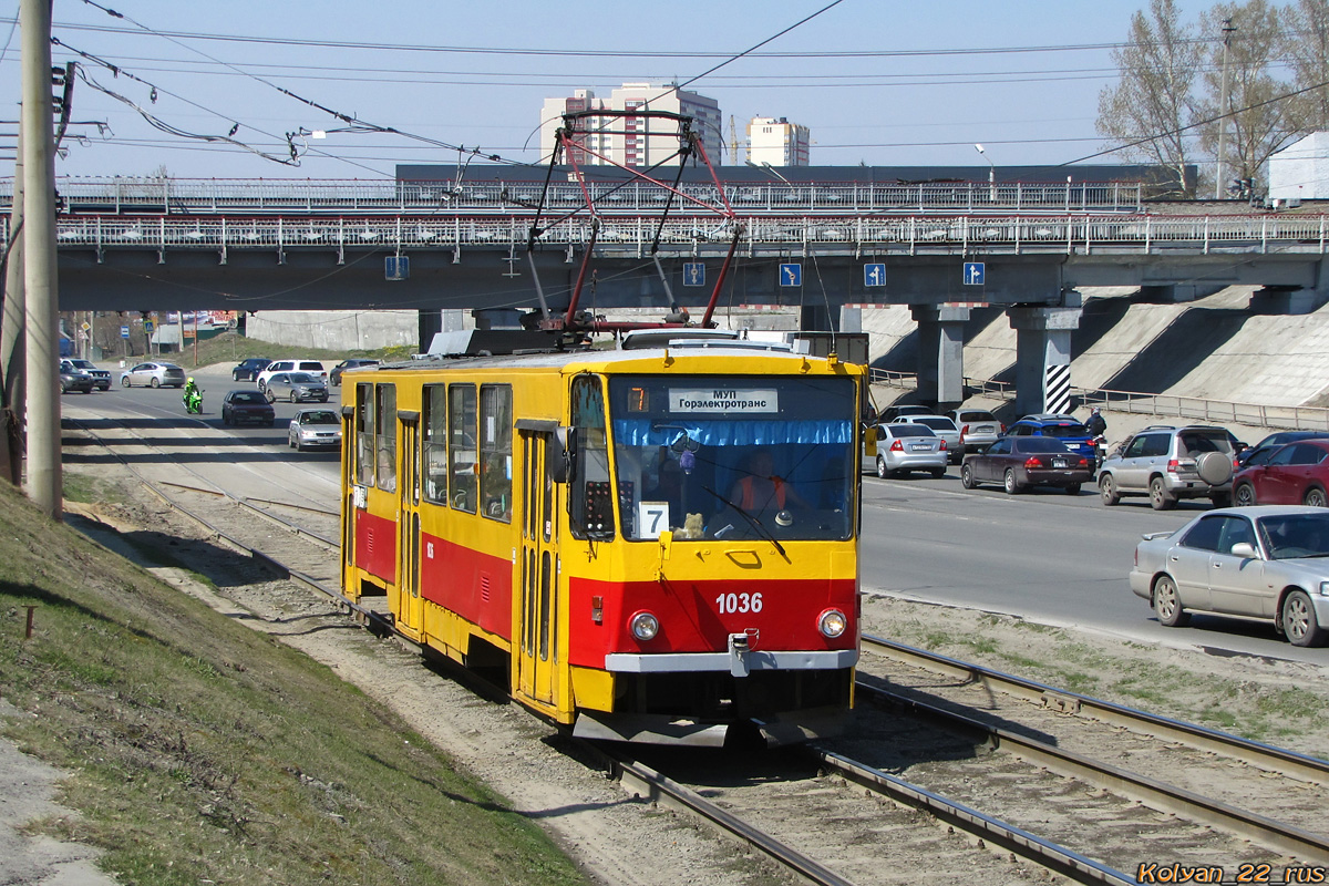 Барнаул, Tatra T6B5SU № 1036