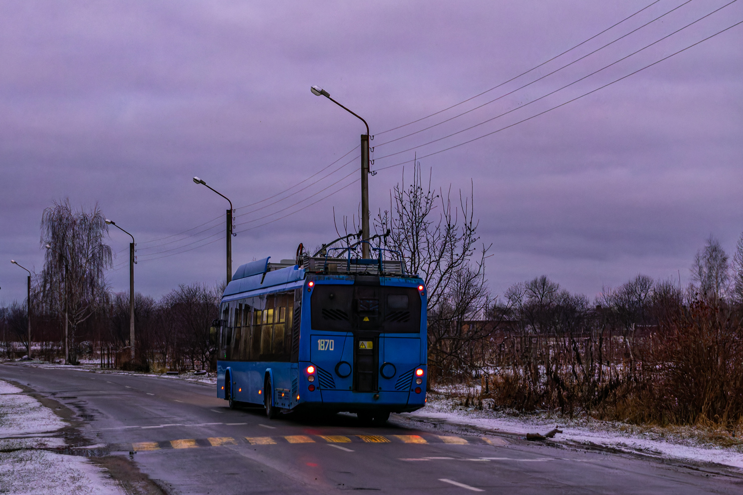 Homiel, BKM 32100D № 1870; Homiel — Traffic on sections using autonomous running