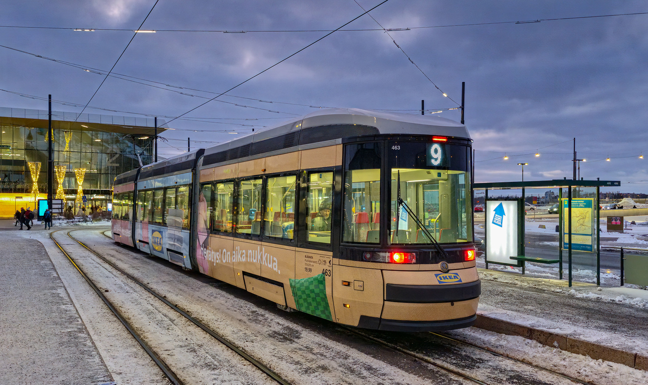 Хельсинки — Эспоо, Škoda ForCity Smart Artic MLNRV3 № 463