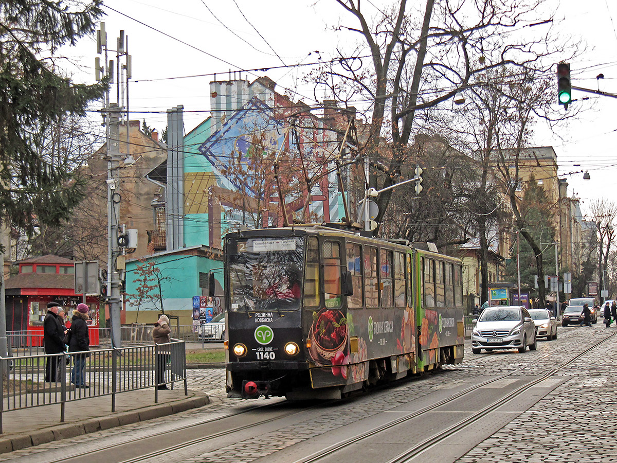 Львов, Tatra KT4SU № 1140