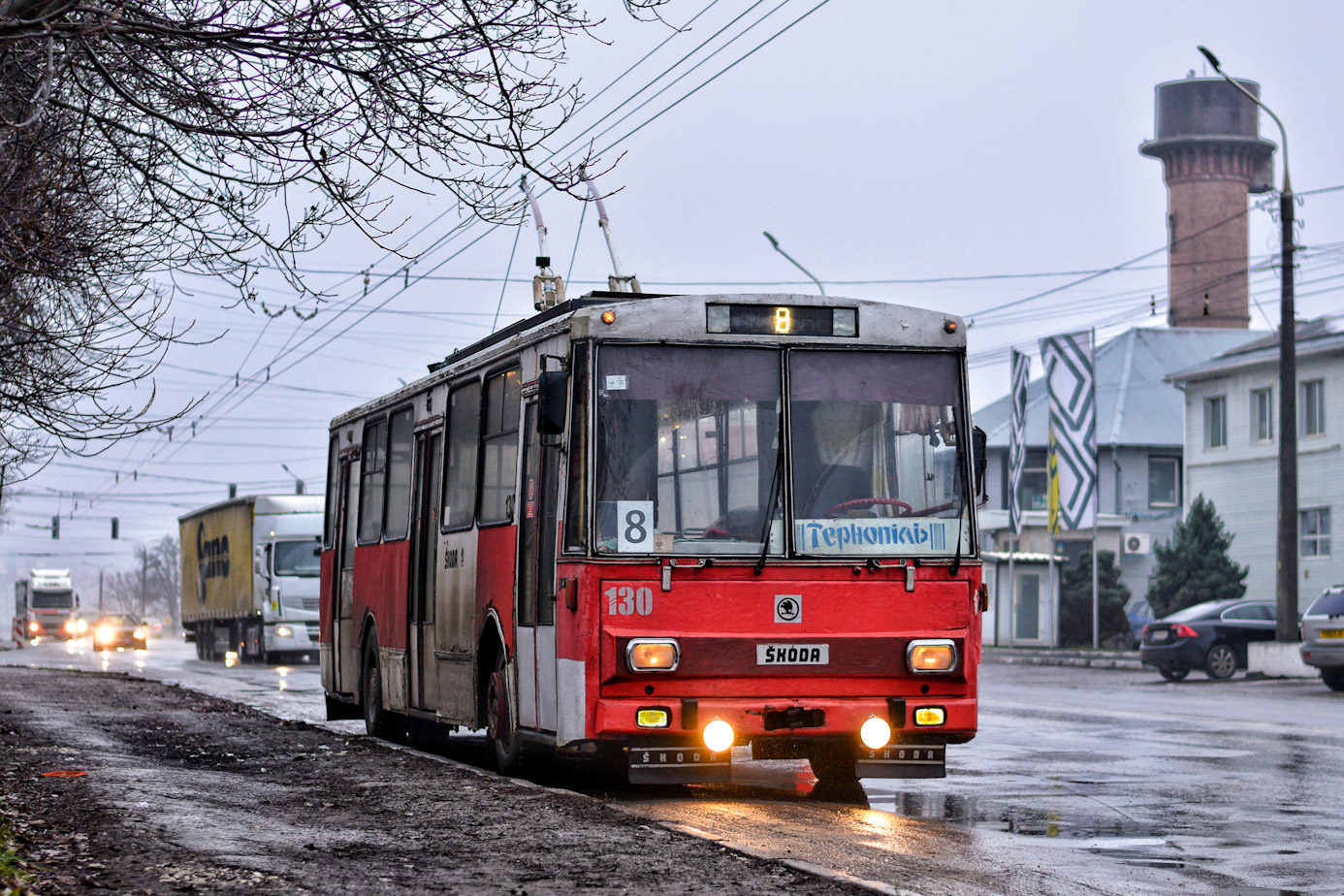 Тернополь, Škoda 14Tr01 № 130