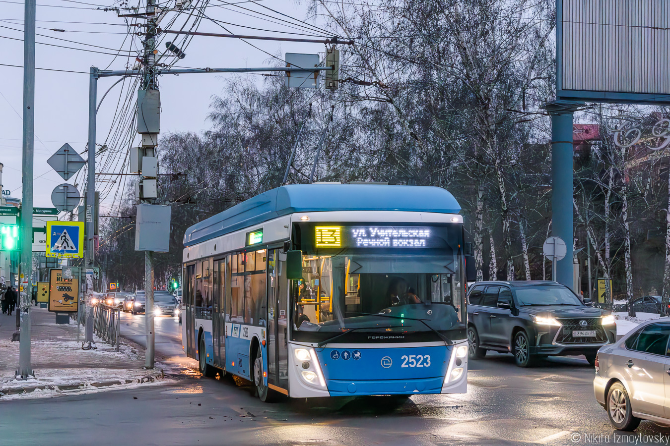 Novosibirsk, UTTZ-6241.01 “Gorozhanin” Br. 2523; Novosibirsk — ивнинг пхото