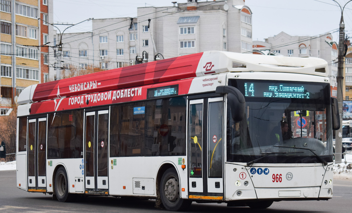 Чебоксары, УТТЗ-6241.01 «Горожанин» № 966