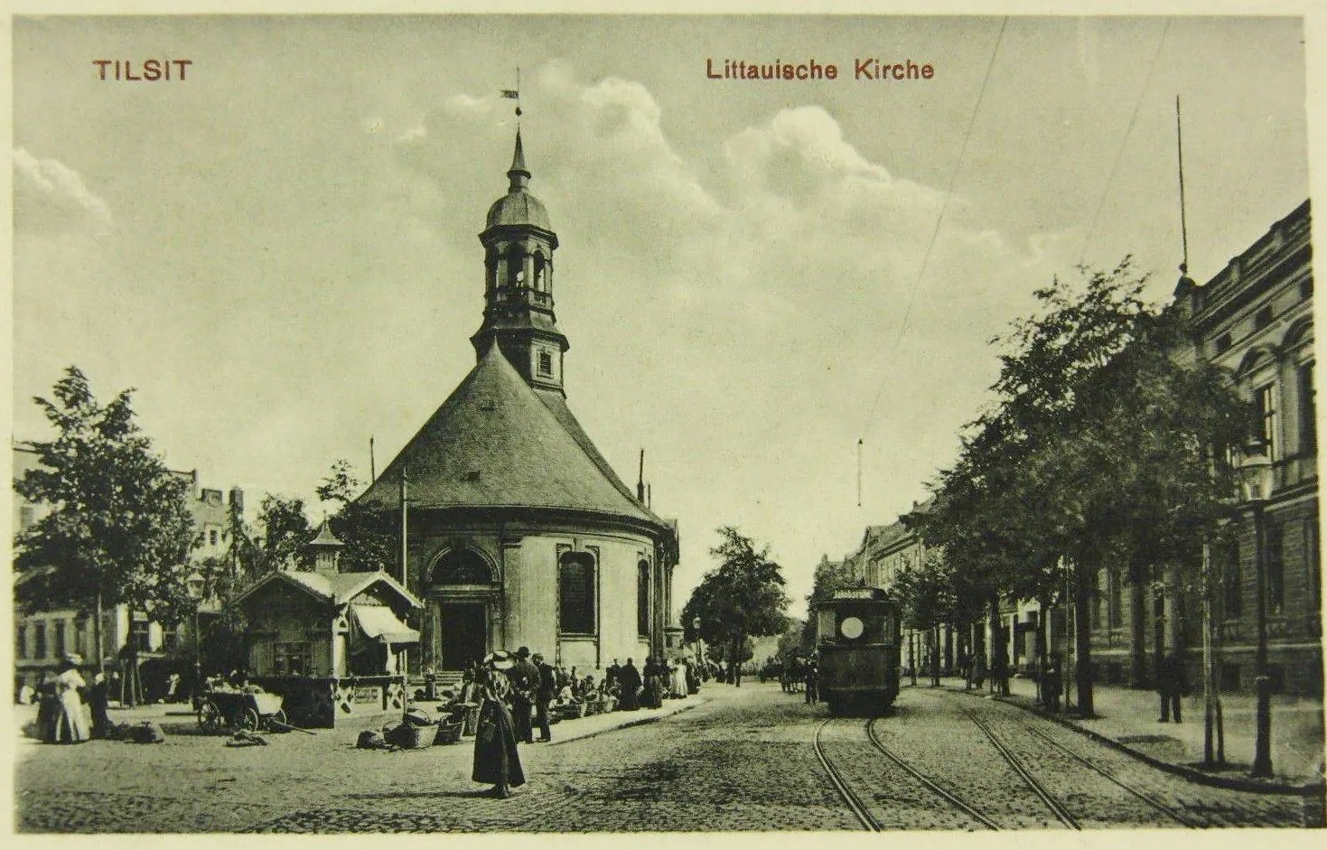 Советск — Старые фото — Тильзитский трамвай