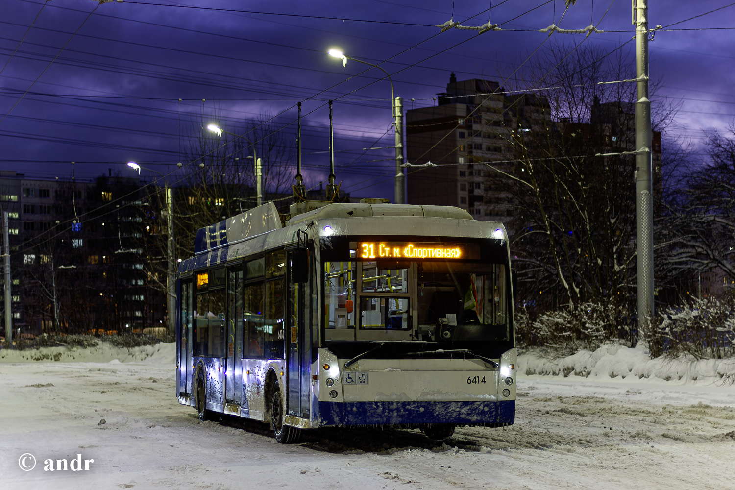 Санкт-Петербург, Тролза-5265.00 «Мегаполис» № 6414