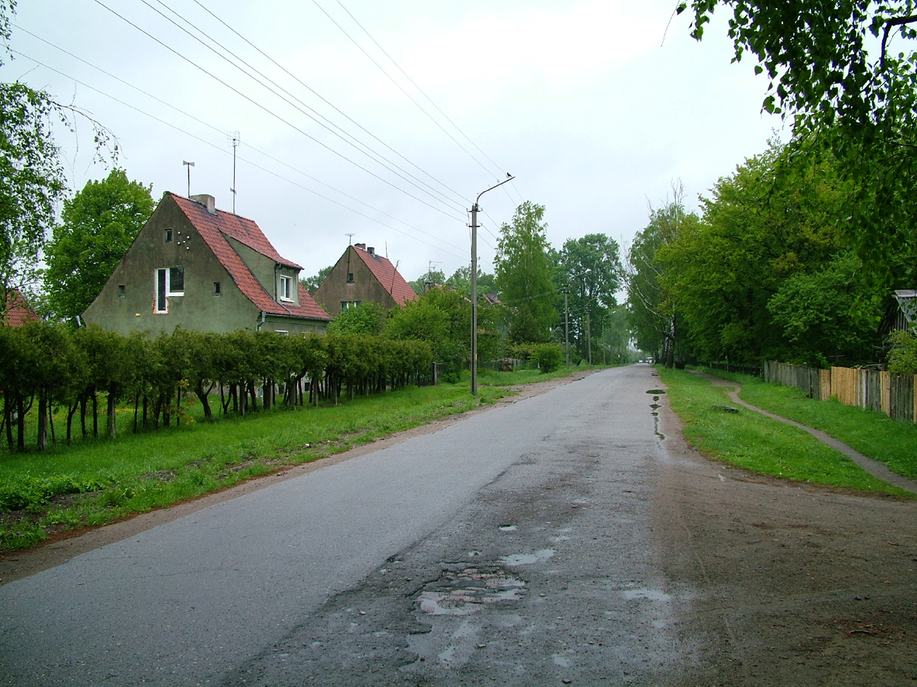 Sovetsk — Former tramway lines and infrastructure
