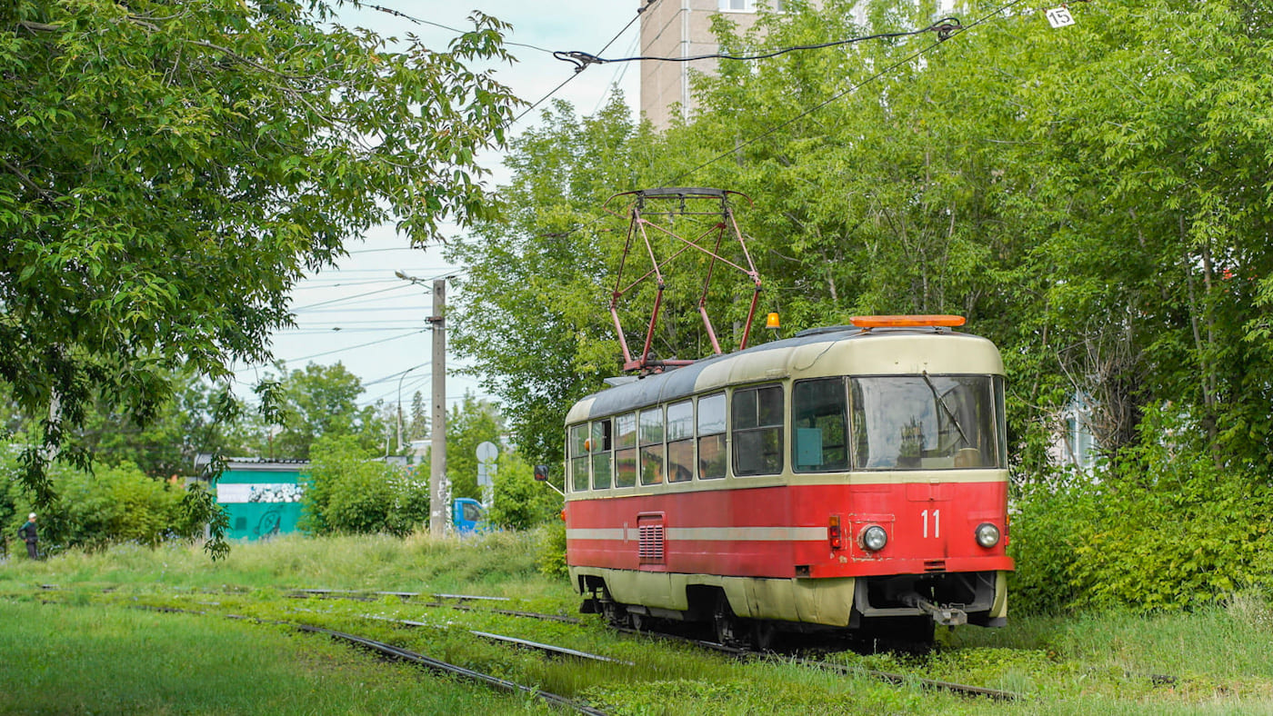 Ижевск, Tatra T3SU (двухдверная) № 11